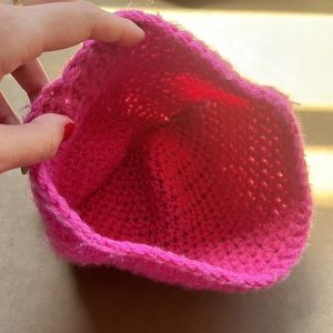 Pink Pussy Power Hand-Crocheted Beanie